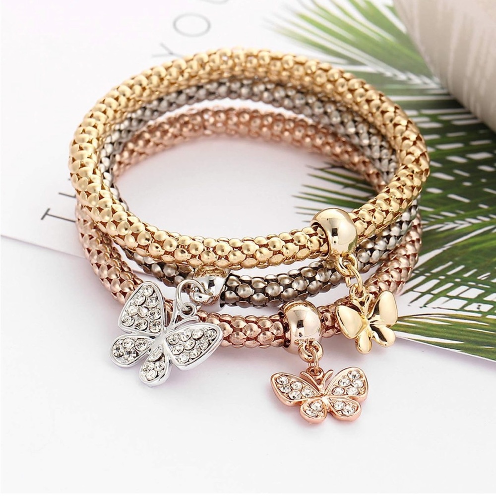 Brand new Butterfly Bracelet Stack